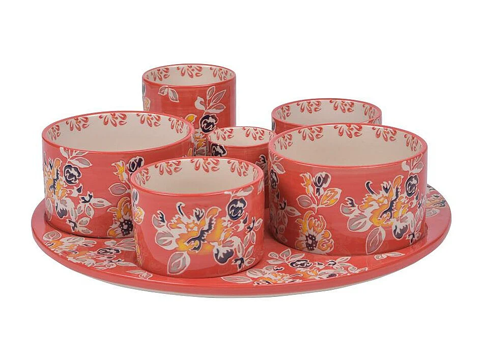 Service apéritif 6 pièces Ava