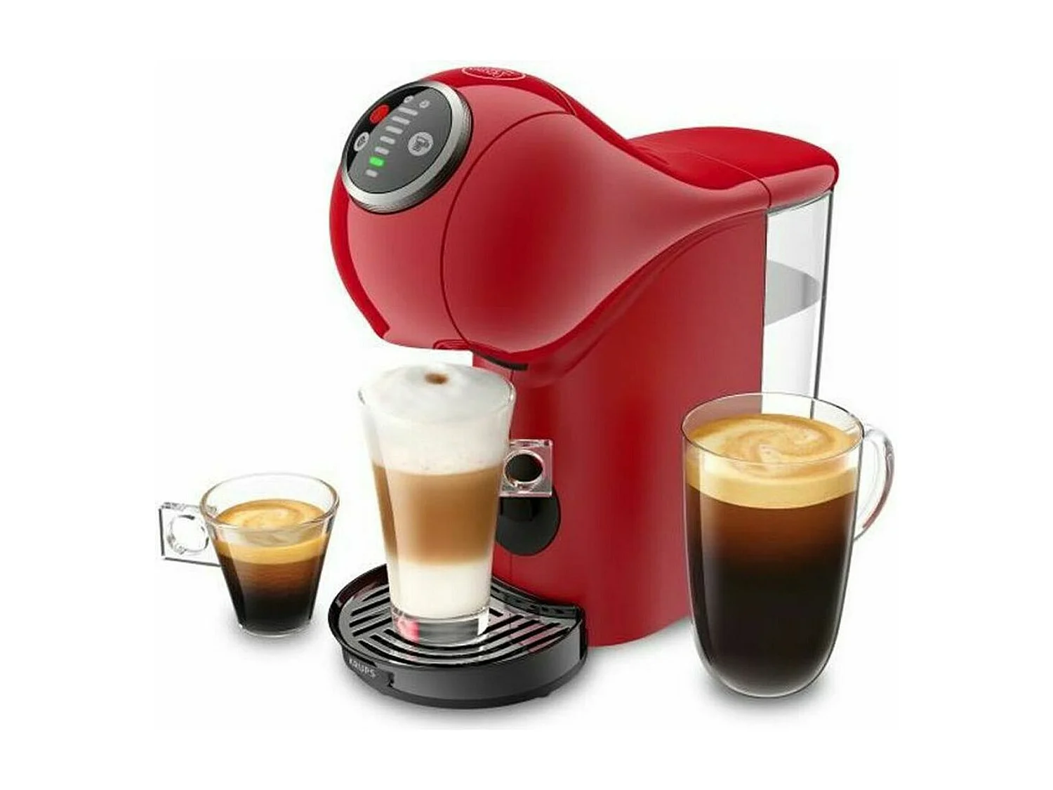 Cafétière électrique Krups Génio S Plus 1500 W Rouge