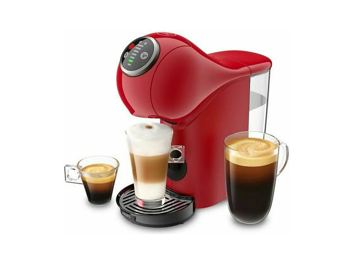 Cafétière électrique Krups Génio S Plus 1500 W Rouge