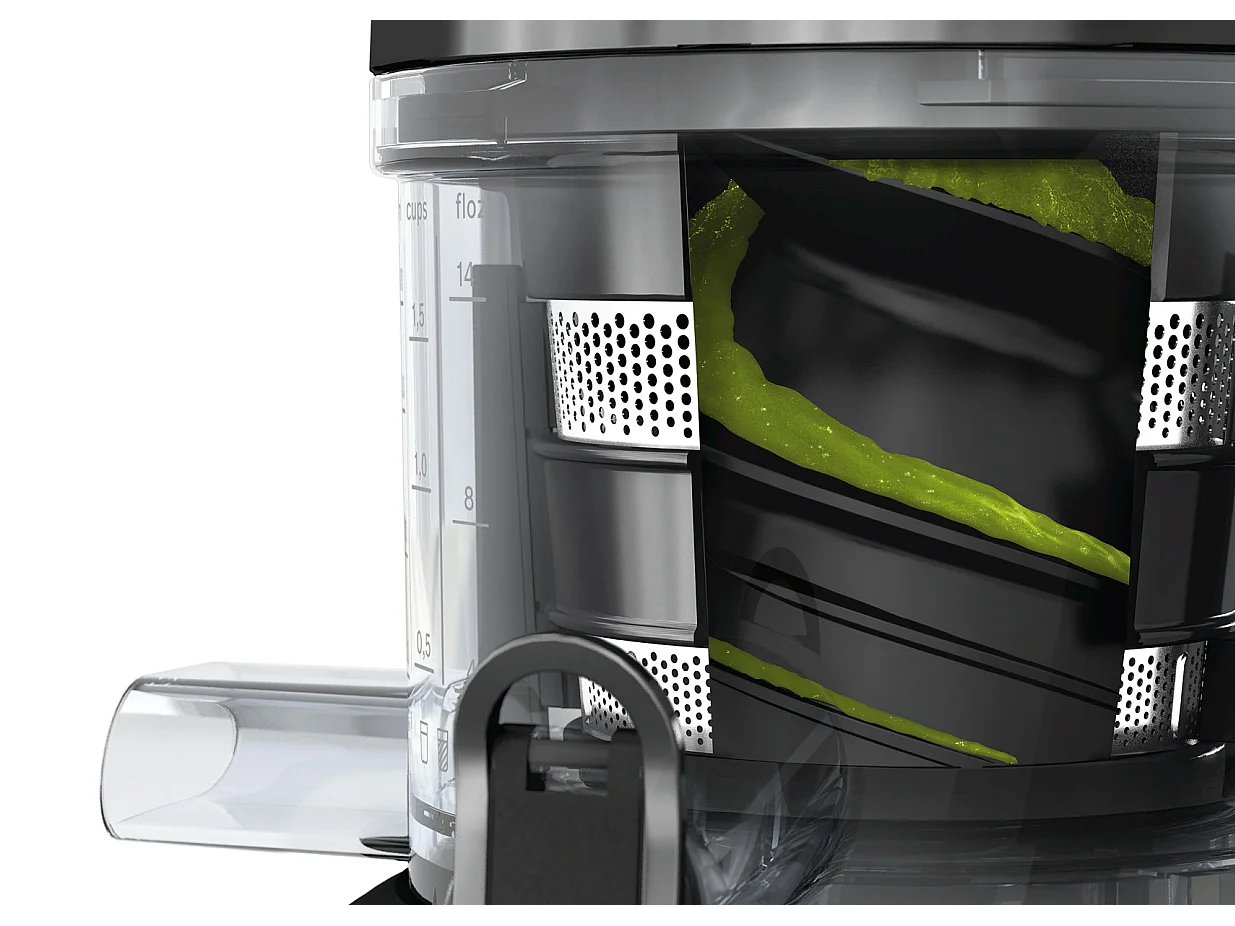 BOSCH MESM500W VITA EXTRACT Extracteur de jus - Blanc/Chrome