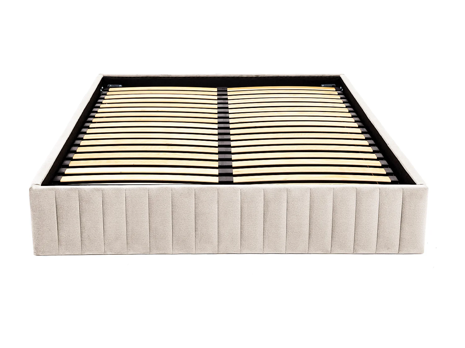 Rete contenitore 160 x 200 cm in Velluto Beige  - SETHI II di YSMÉE