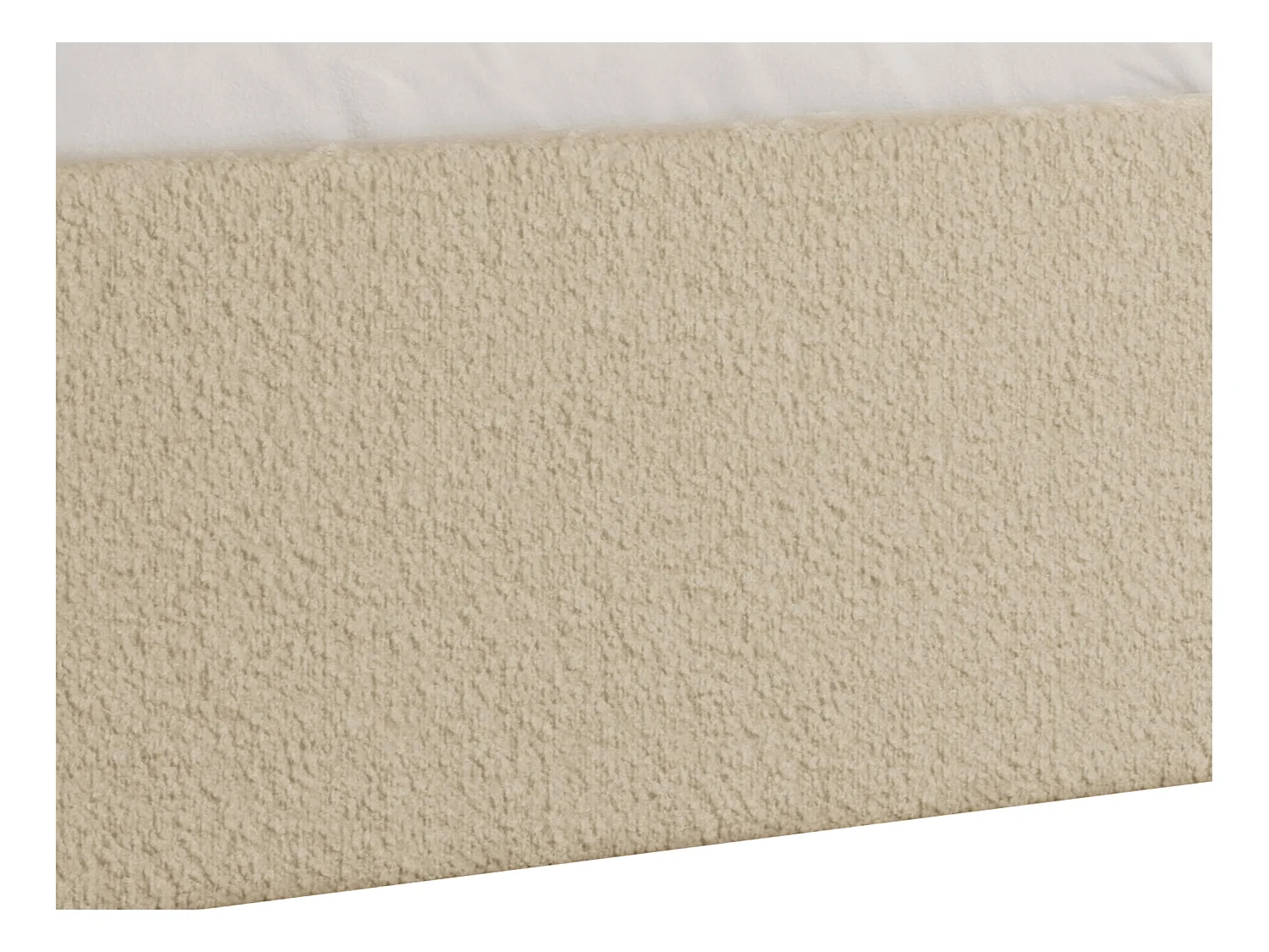 Bedbodem met opbergruimte 180 x 200 cm van boucléstof - Beige - PONTOS II van YSMÉE