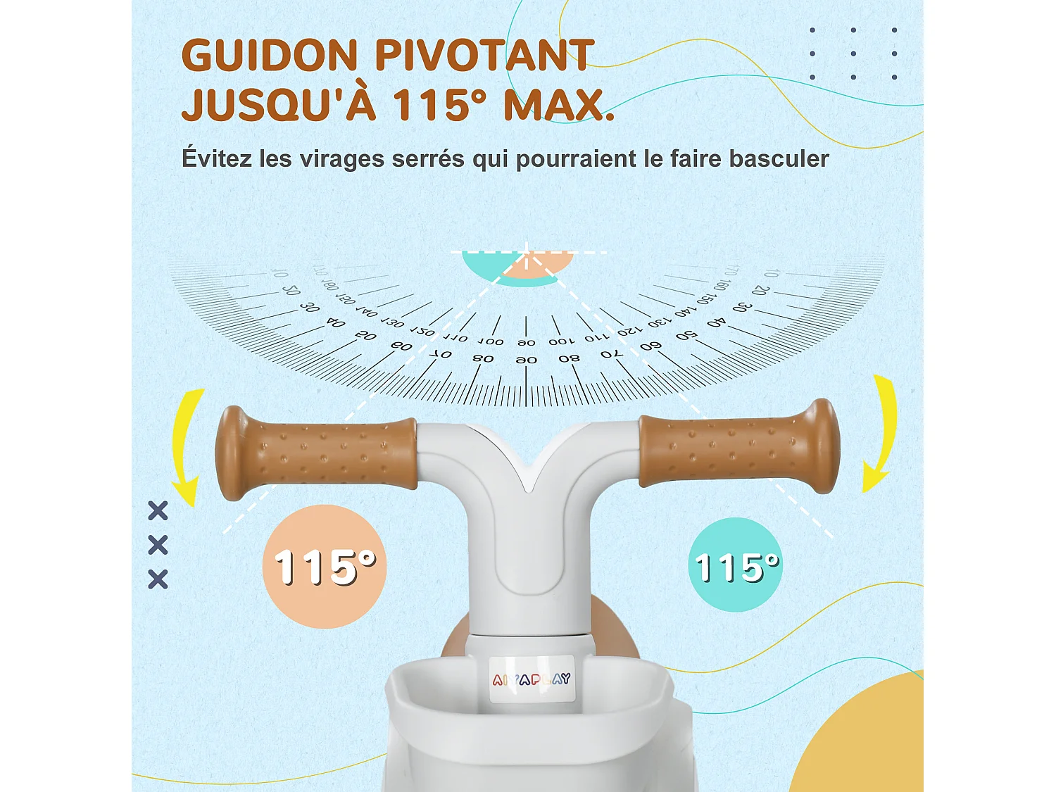 Draisienne enfant 4 roues évolutive - porteur - selle réglable, guidon ergonomique - cadre alu roues EVA vert