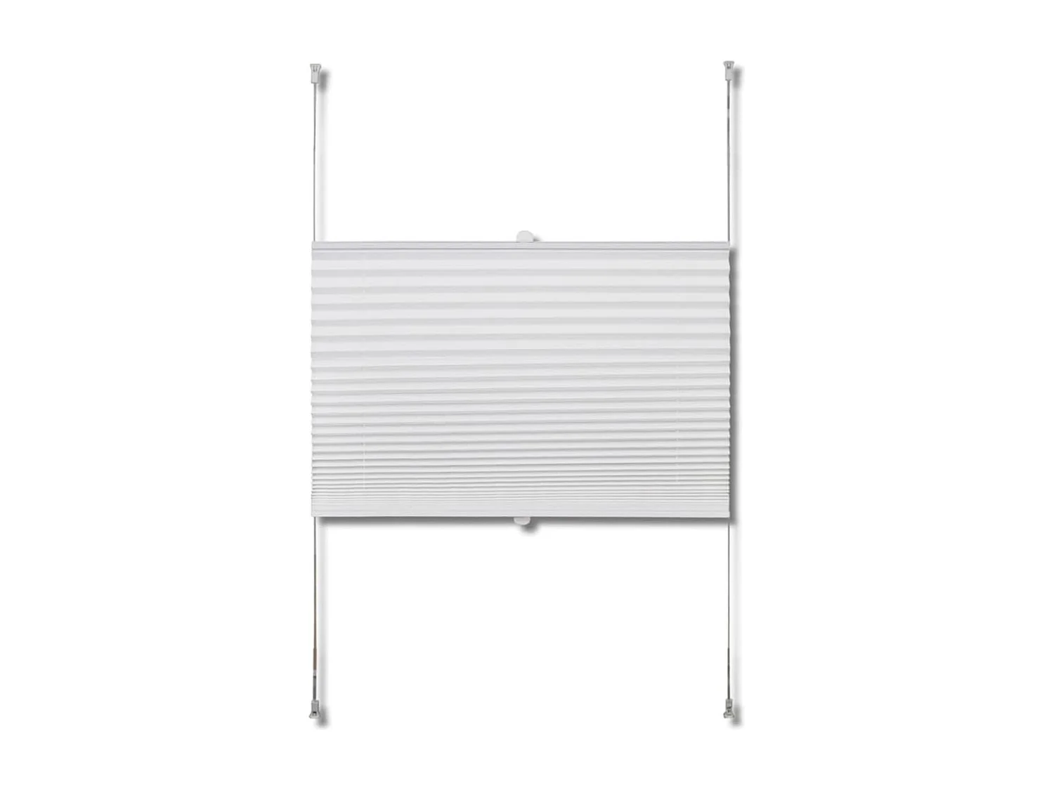Estor plisado 70x150 cm Blanco