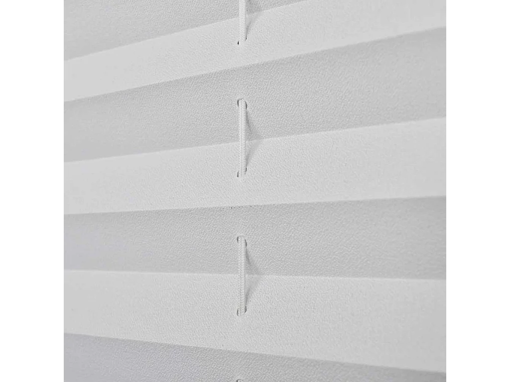 Cortina plissada 60x100 cm branca