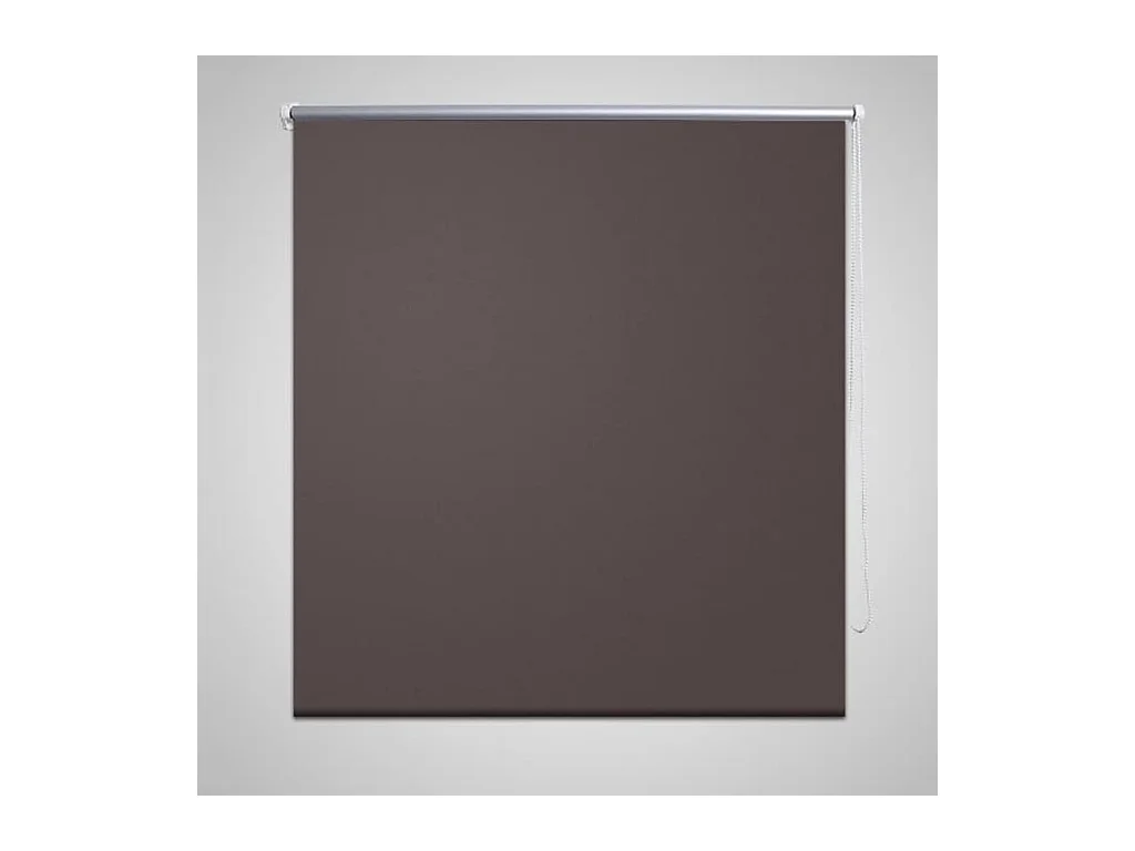 Store enrouleur occultant marron 60 x 120 cm