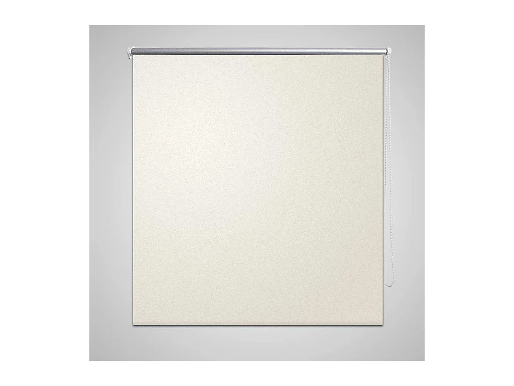 Rollo 80 x 175 cm Cremeweiß