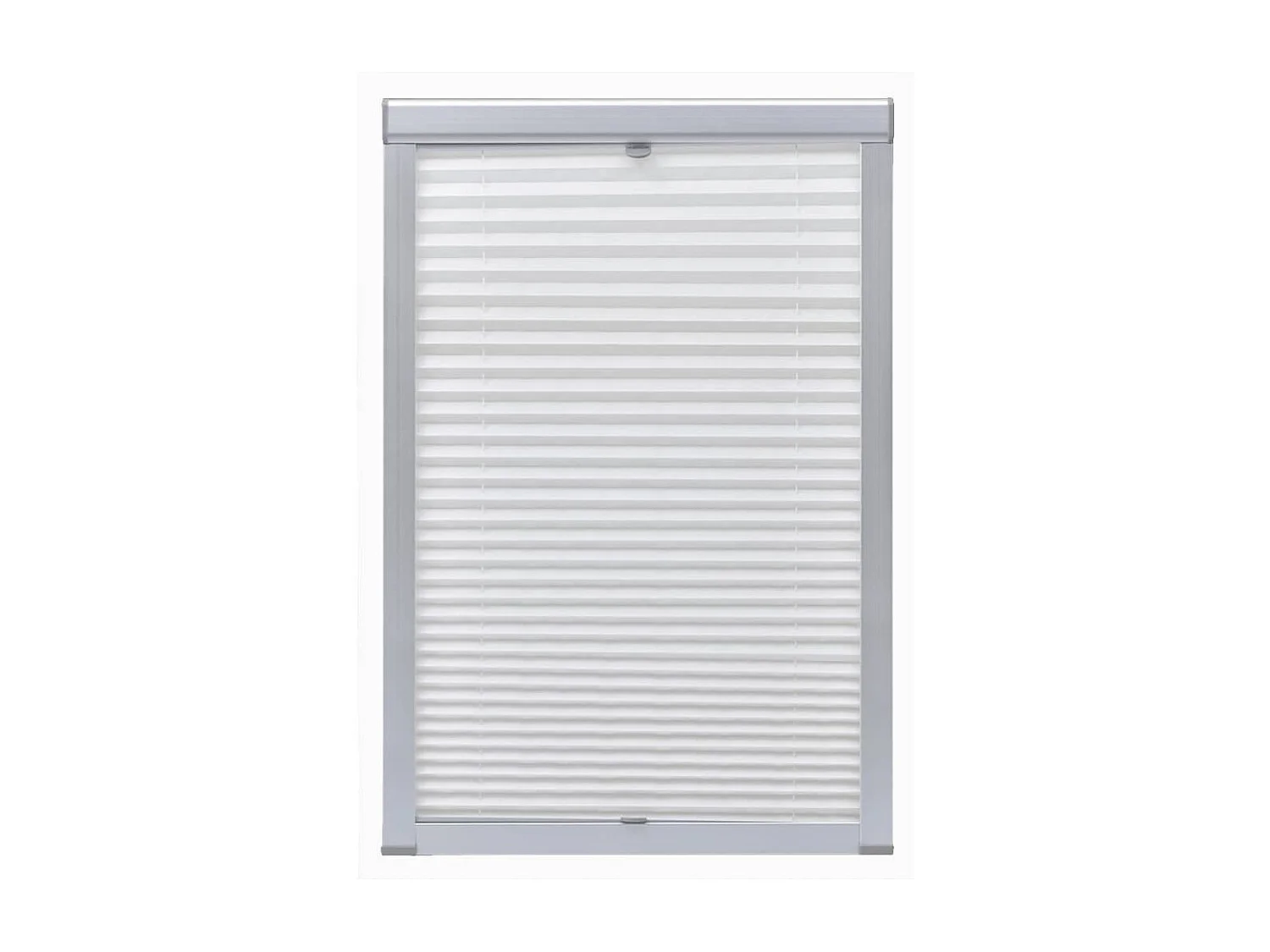 Plisségordijn Wit M08/308