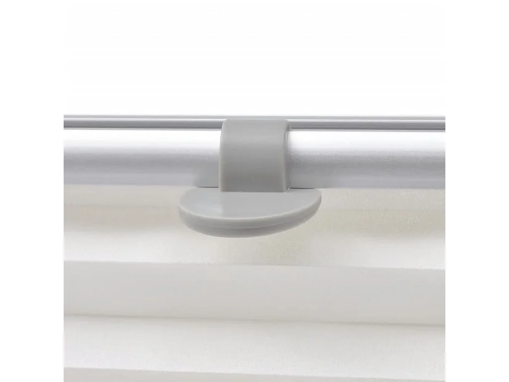 Plisségordijn Wit M08/308