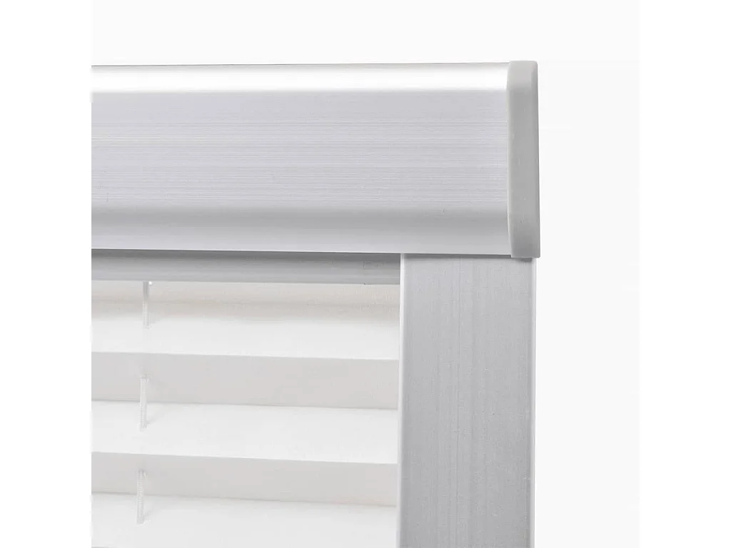 Plisségordijn Wit M08/308