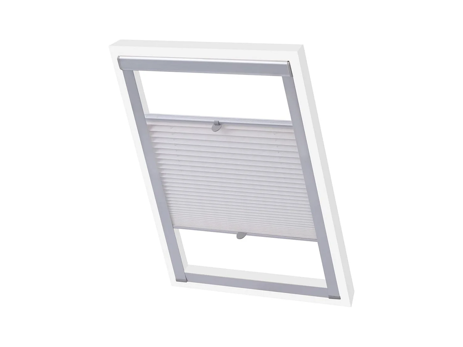 Plisségordijn Wit UK08