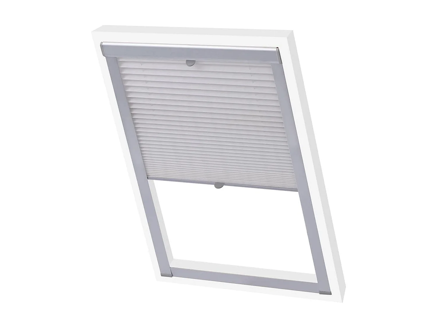 Plisségordijn Wit UK08