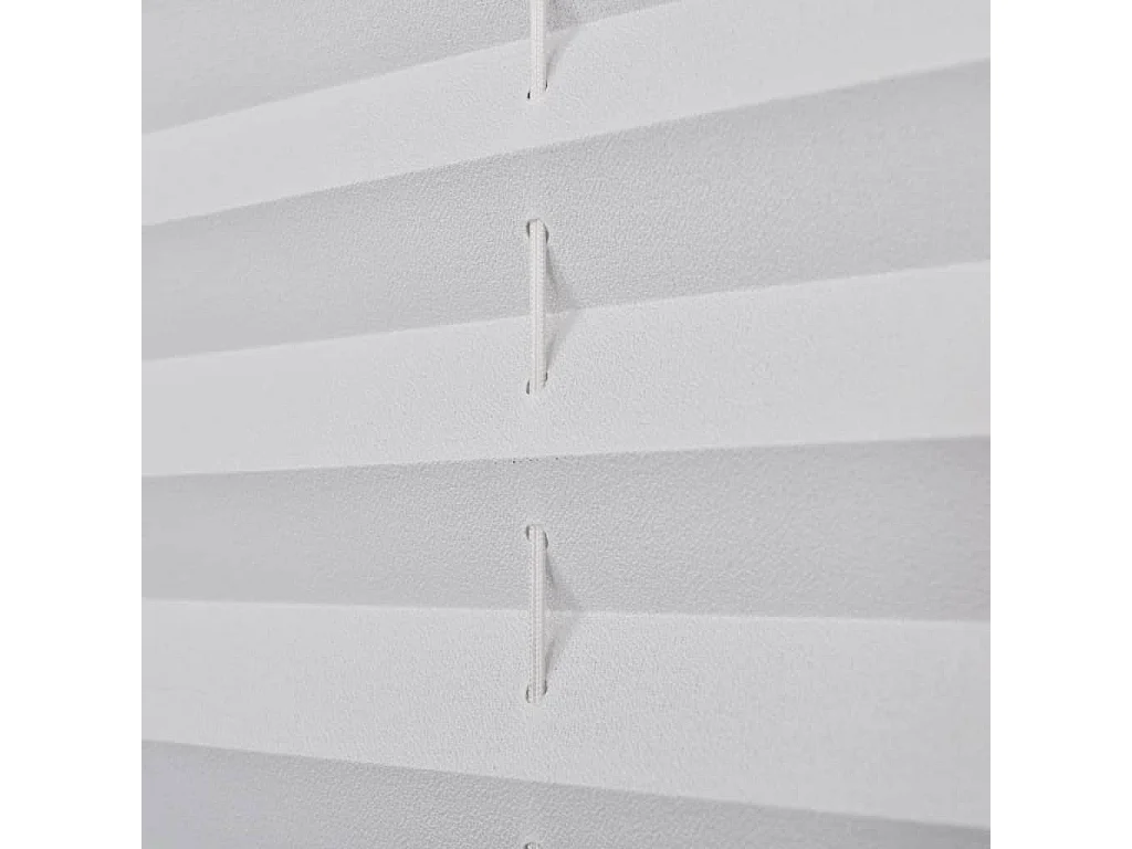 Plisségordijn 80x150 cm Wit