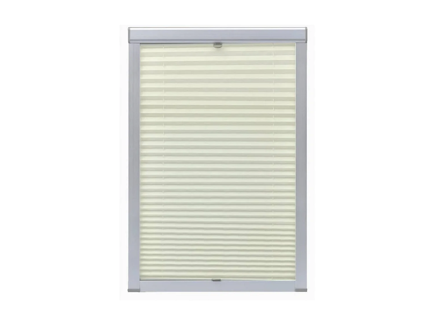 Plisségordijn Crème F06