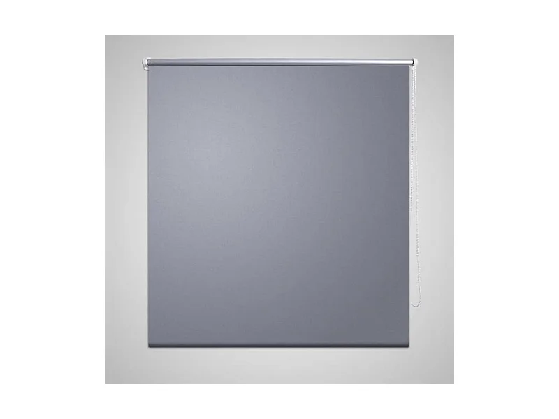 Verduisterend rolgordijn 140 x 175 cm grijs
