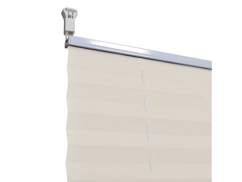 Store plissé 100x125 cm Crème