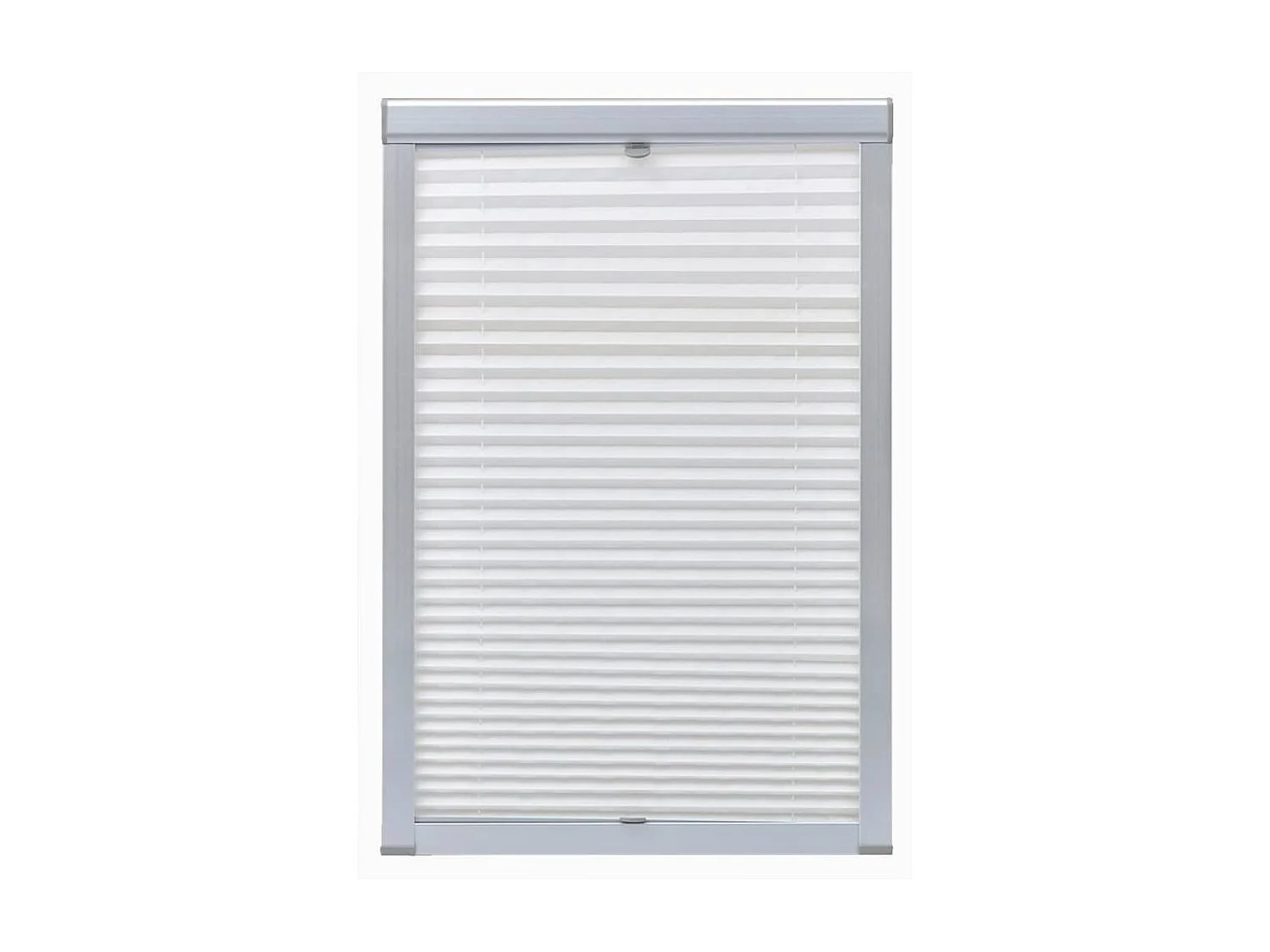 Plisségordijn Wit PK08