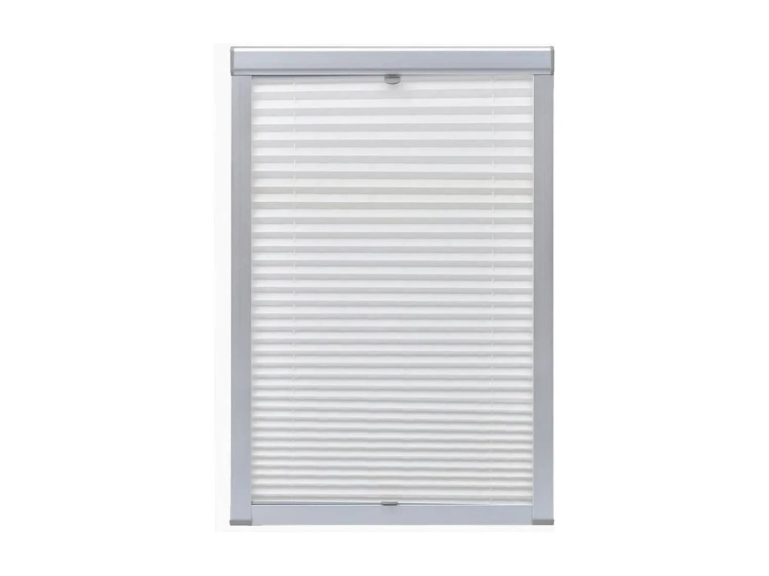 Plisségordijn Wit F06