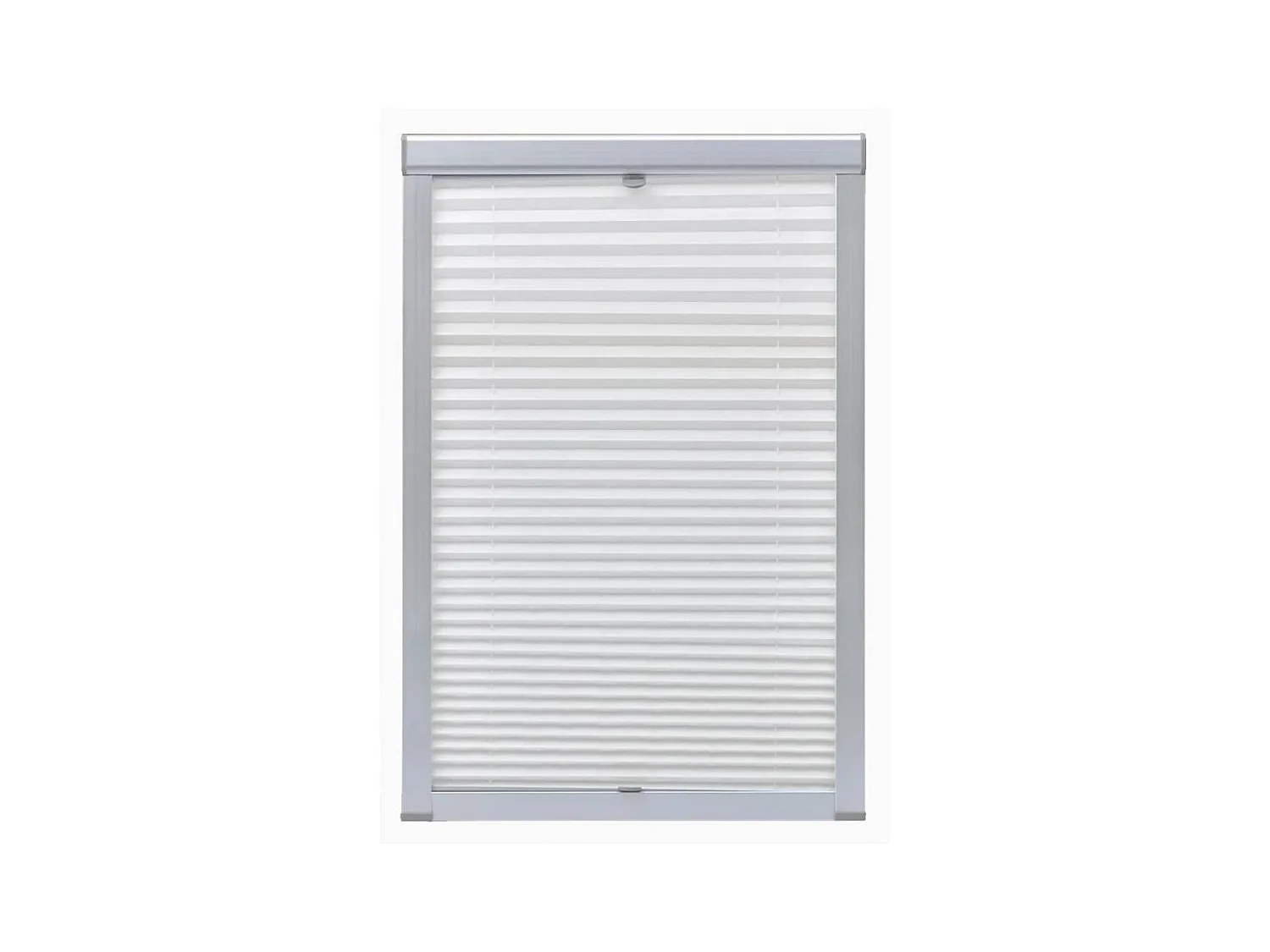 Plisségordijn Wit P08/408