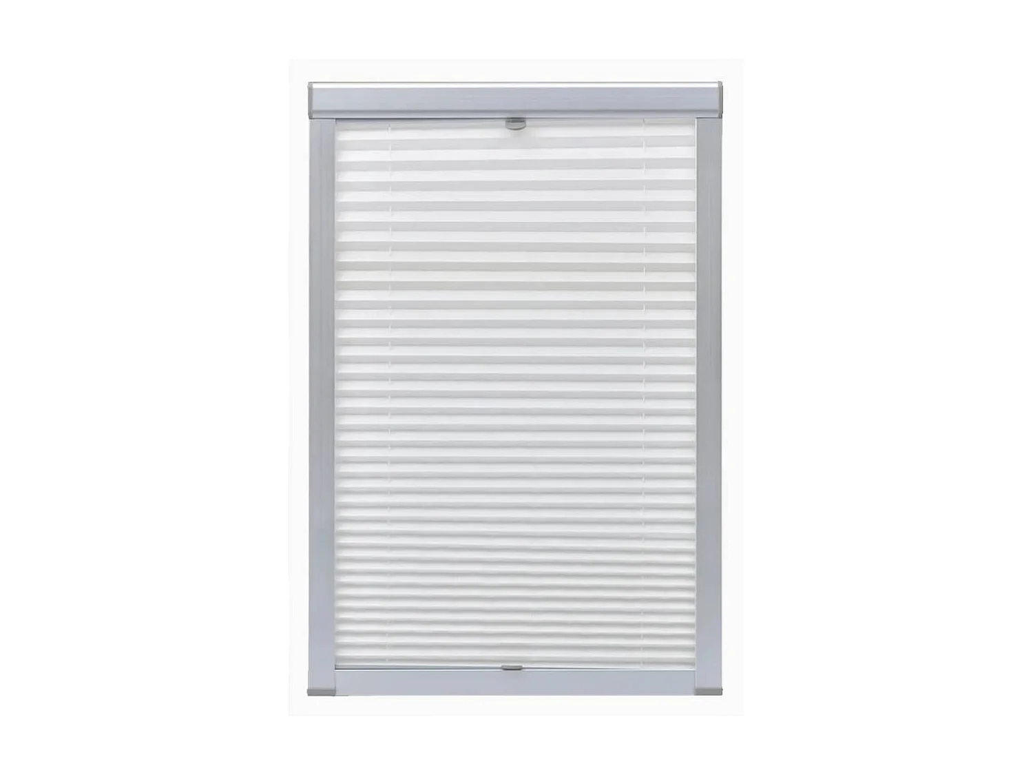 Plisségordijn Wit P08/408