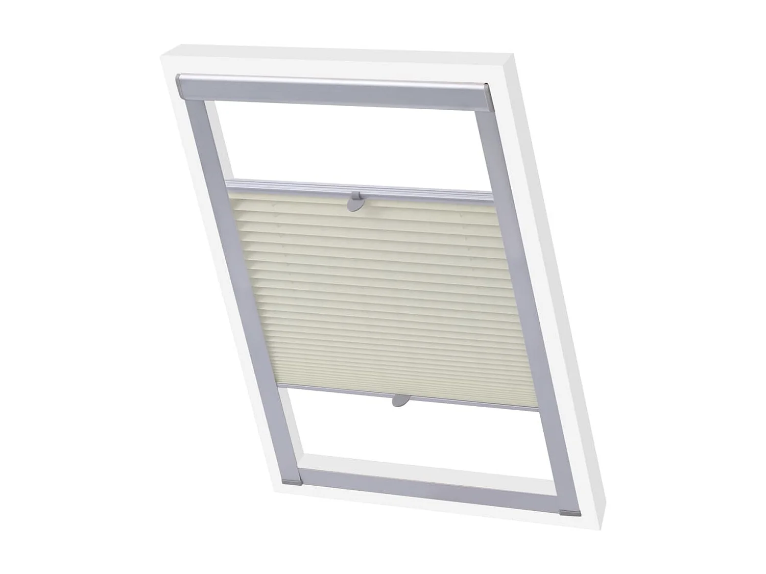 Plisségordijn Crème 104