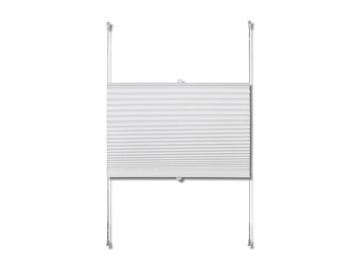 Estor plisado 70x125 cm Blanco