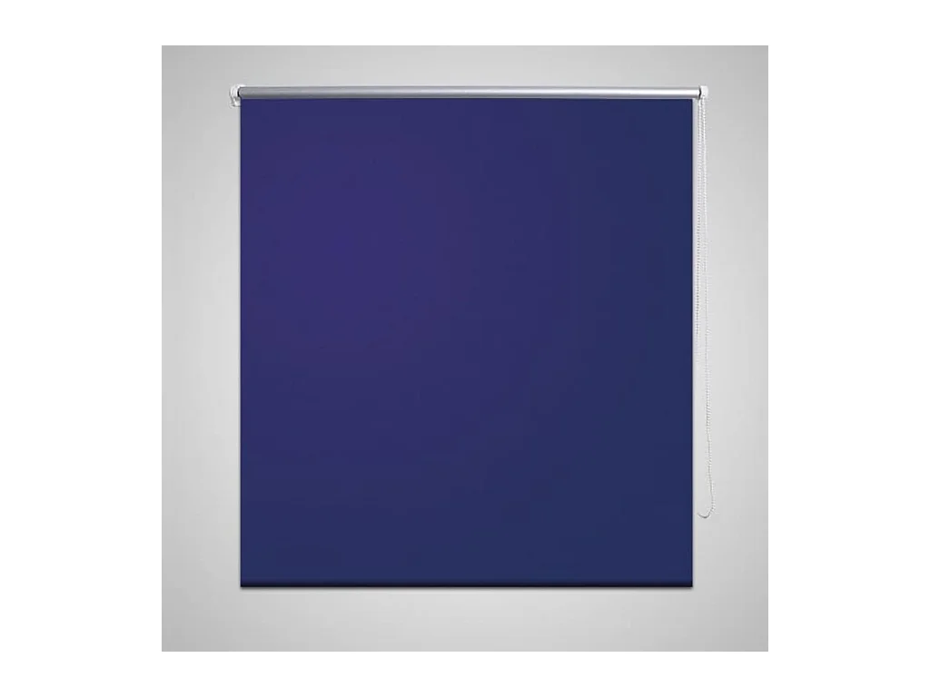 Store enrouleur occultant 80 x 230 cm bleu