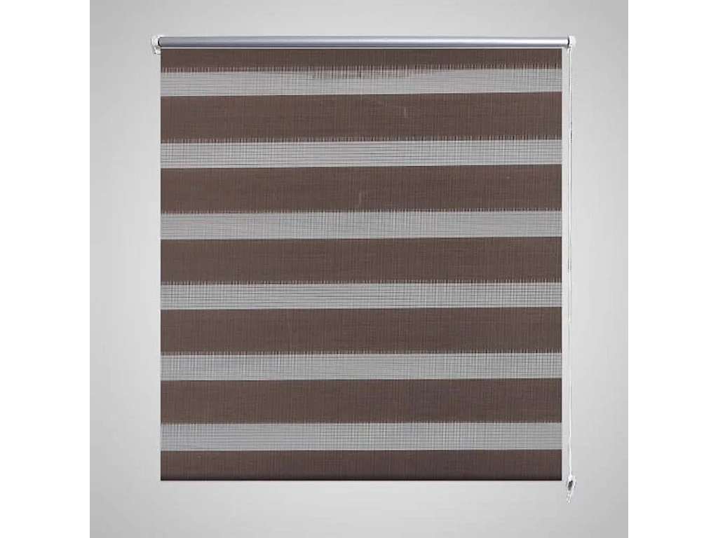 Estor enrollable filtrante 140 x 175 cm marrón