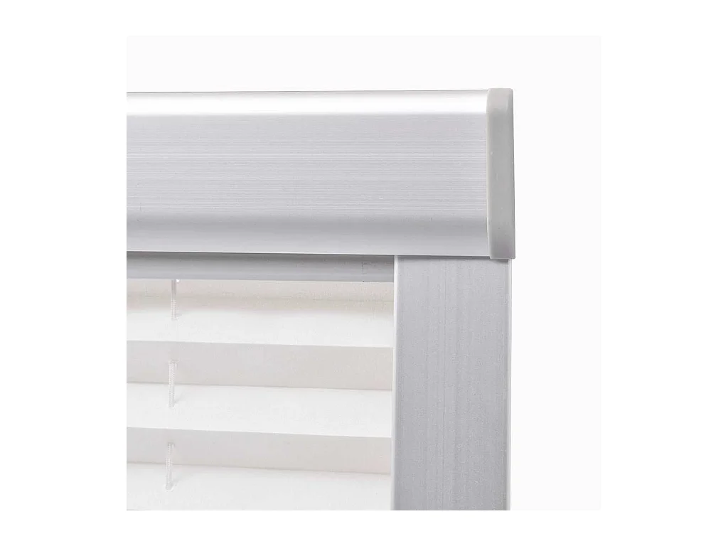 Store plissé Blanc C04