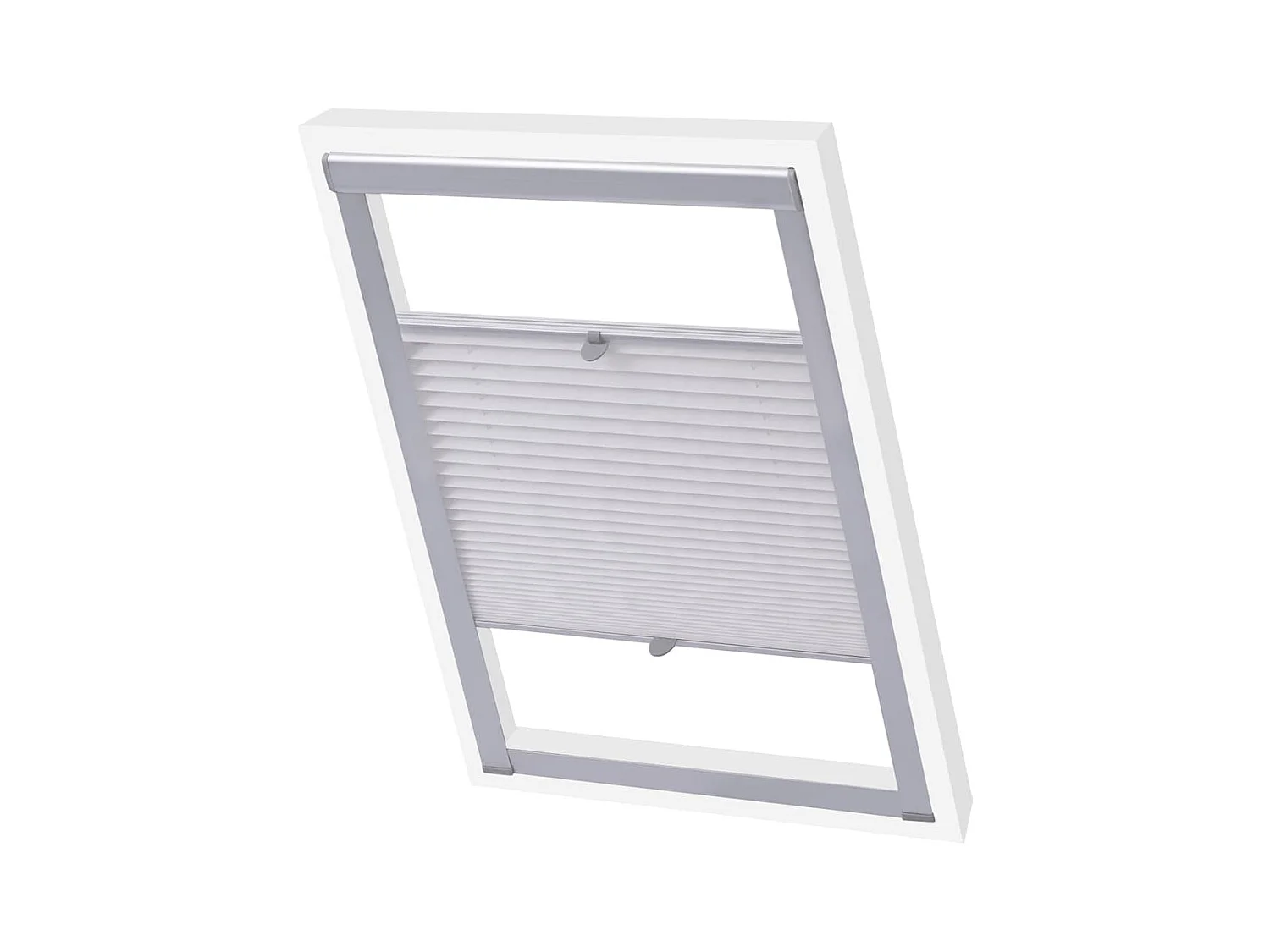 Store plissé Blanc C04