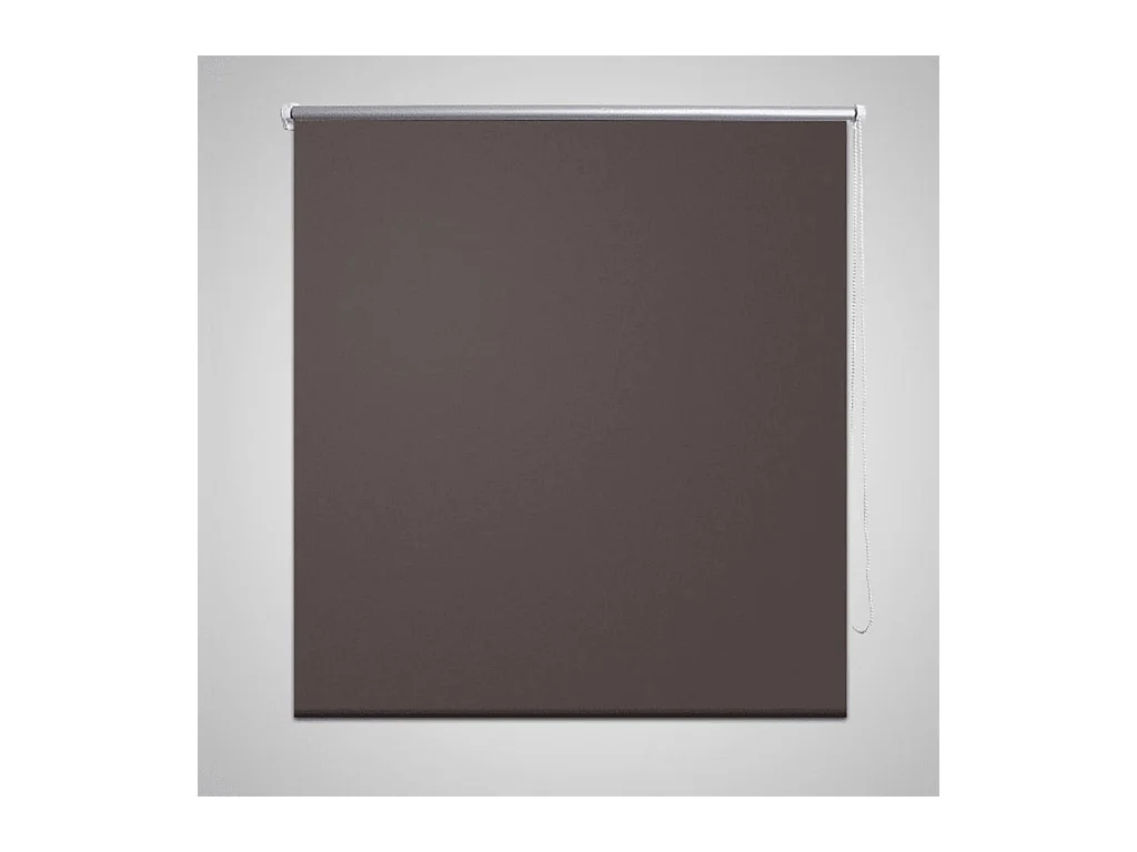 Verdunkelungsrollo 160 x 175 cm braun