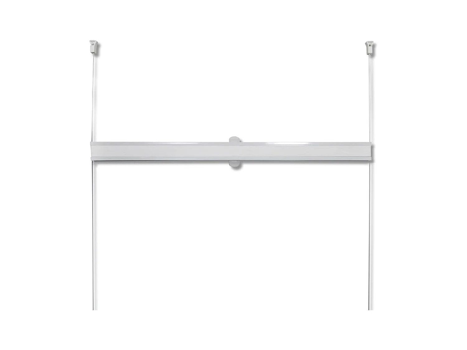 Tenda plissettata 50x125 cm Bianca