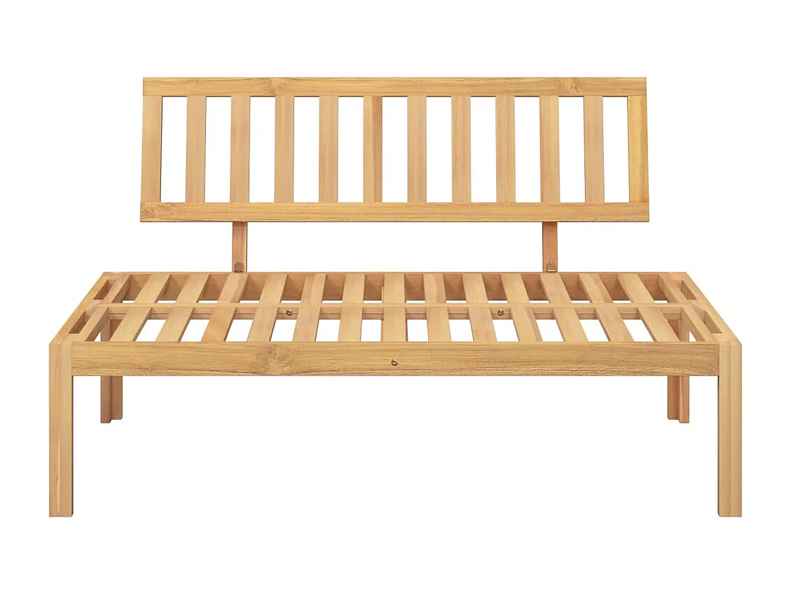 Canapé central palette de jardin bois massif d'acacia