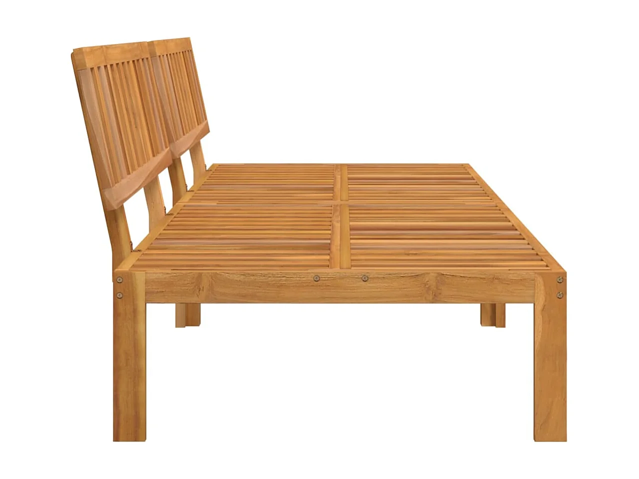 Zentralsofas Gartenpalette 2 Stück massives Akazienholz