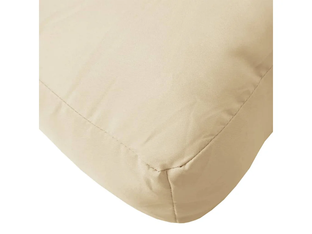 Salon palette de jardin avec coussins 3pcs bois d'acacia massif