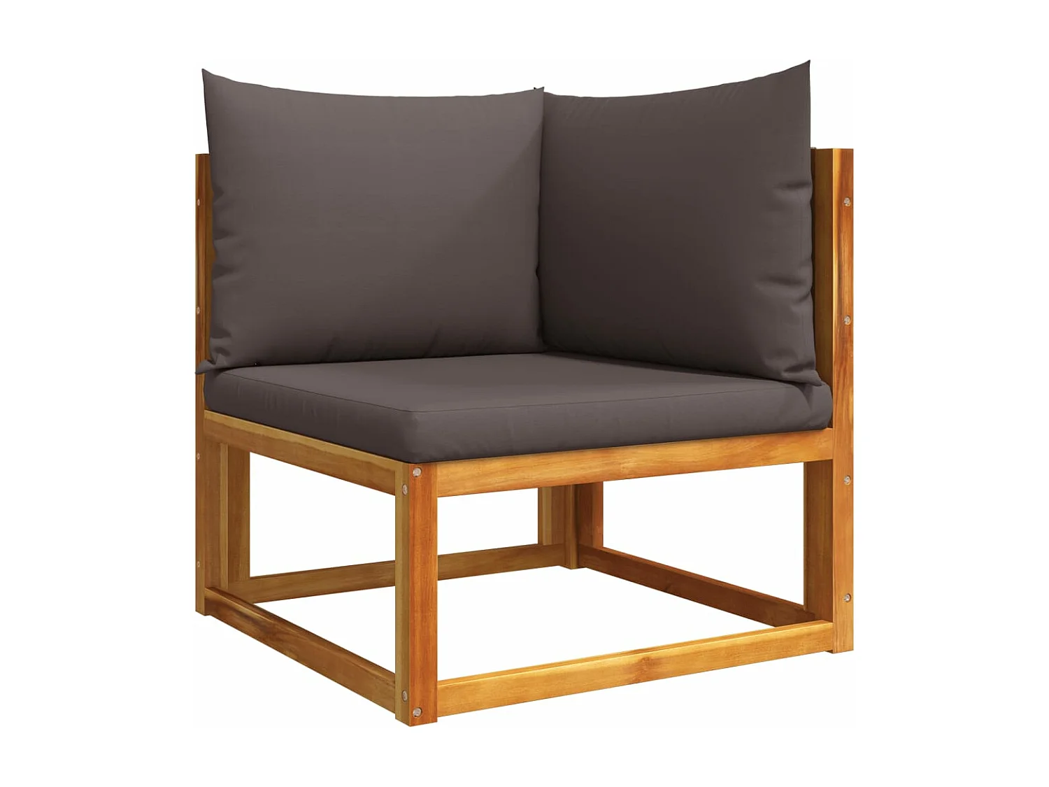 Salon de jardin avec coussins 11 pcs bois massif d'acacia