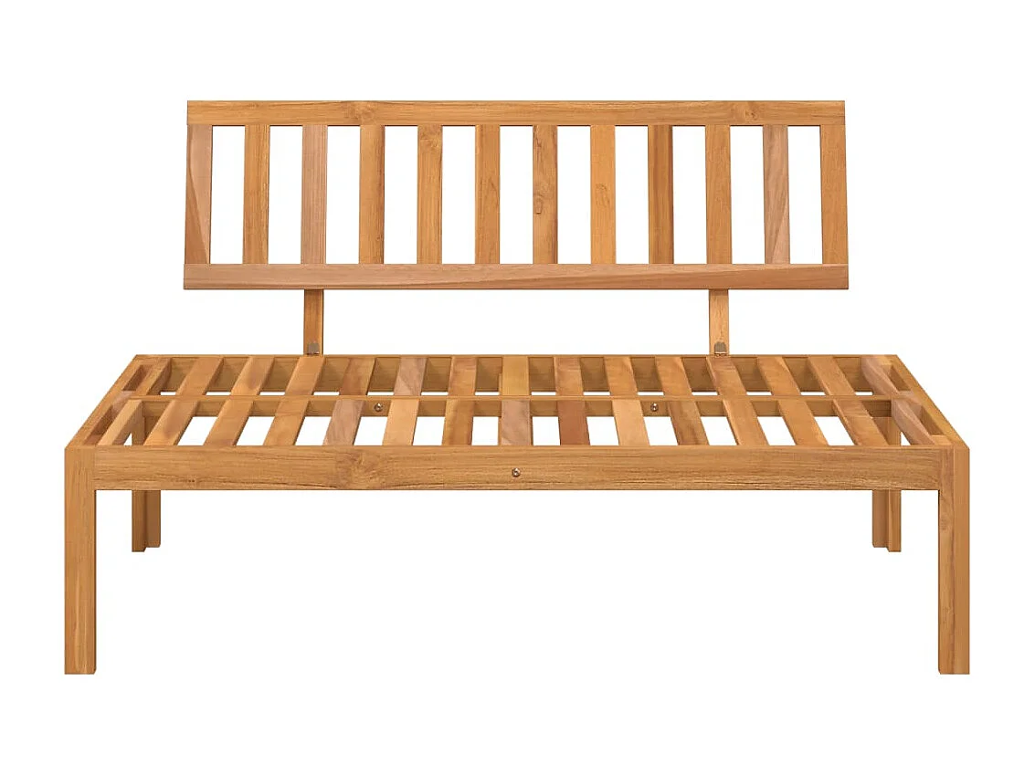 Canapé central palette de jardin bois massif d'acacia