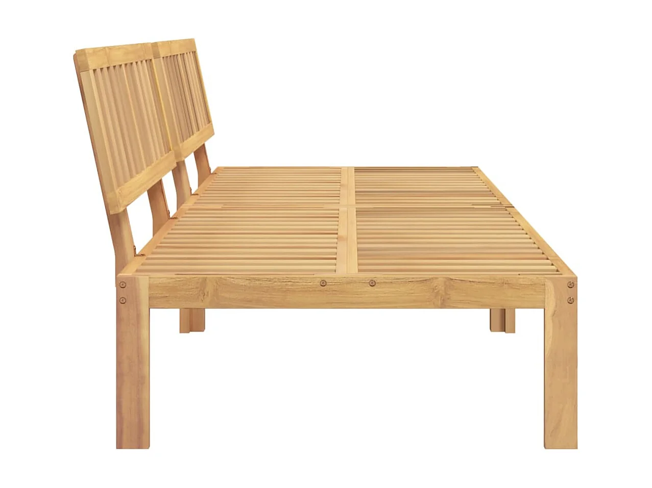 Zentralsofas Gartenpalette 2 Stück massives Akazienholz