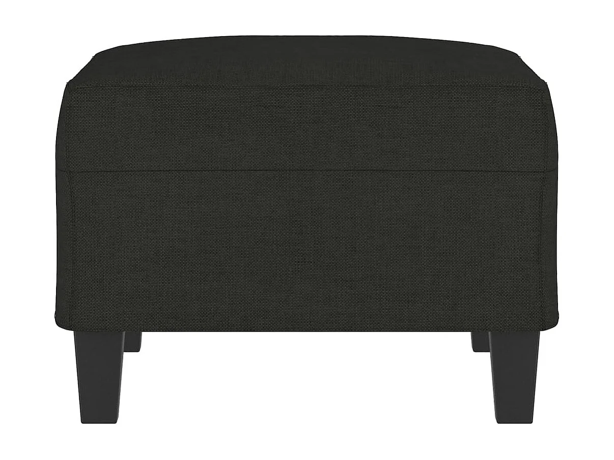 Repose-pied Noir 70x55x41 cm Tissu