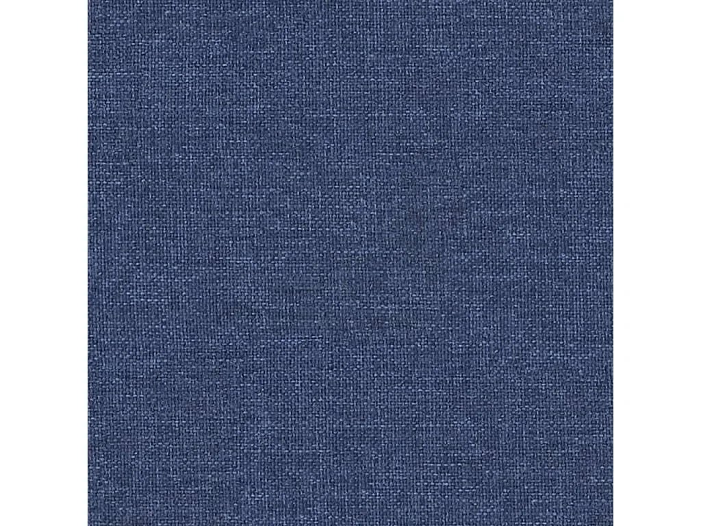 Repose-pied Bleu 60x60x36 cm Tissu et similicuir