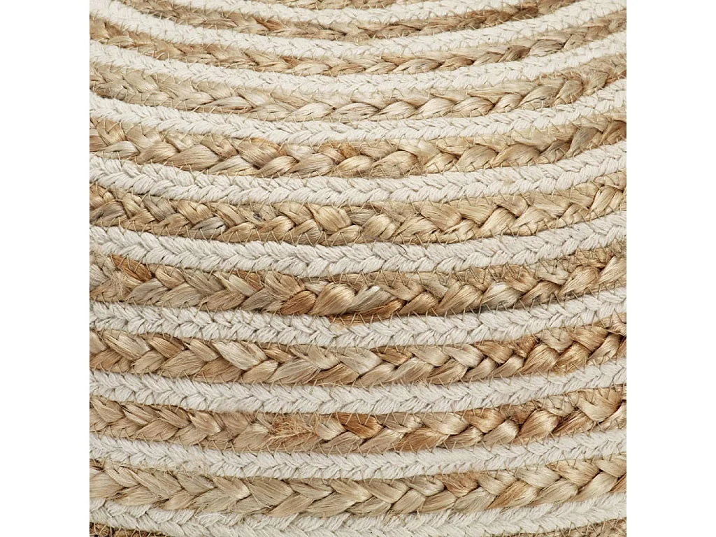 Pouf fait à la main 40 x 45 cm Jute