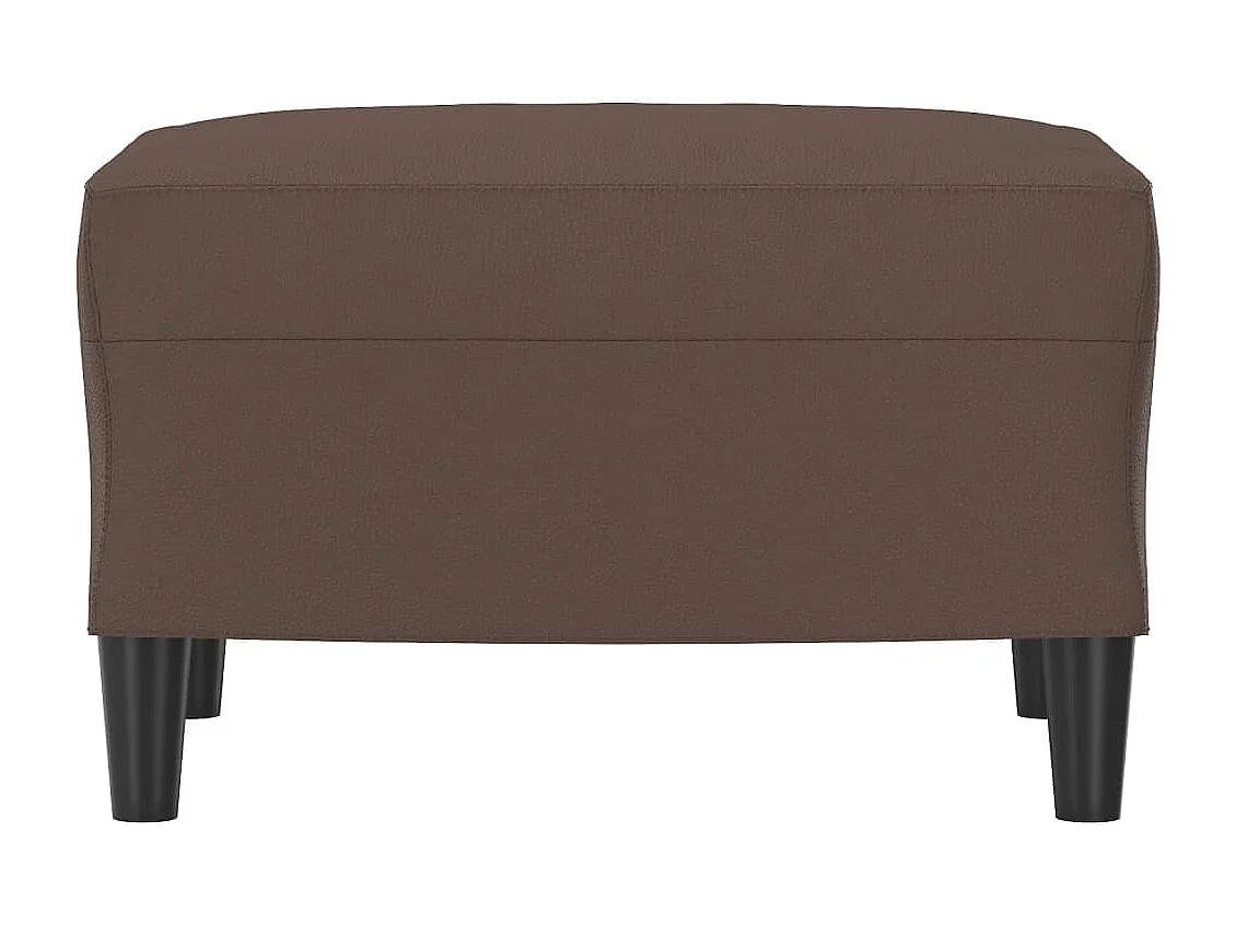 Repose-pied Marron 60x50x41 cm Similicuir