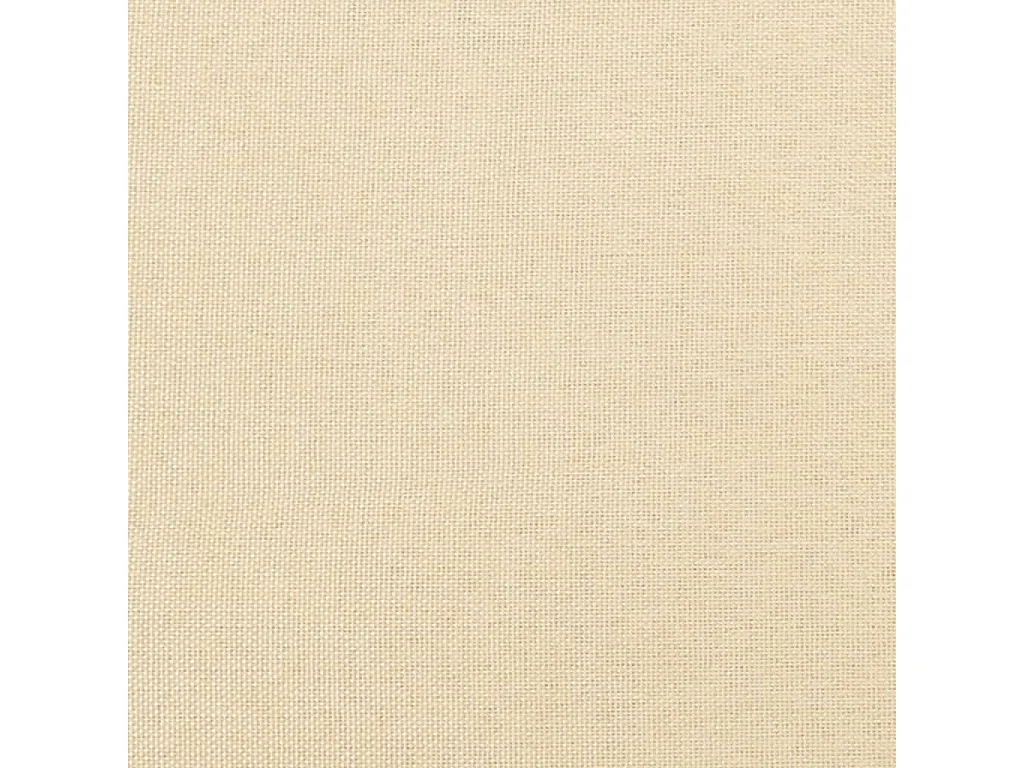 Repose-pied Crème 45x29,5x35 cm Tissu