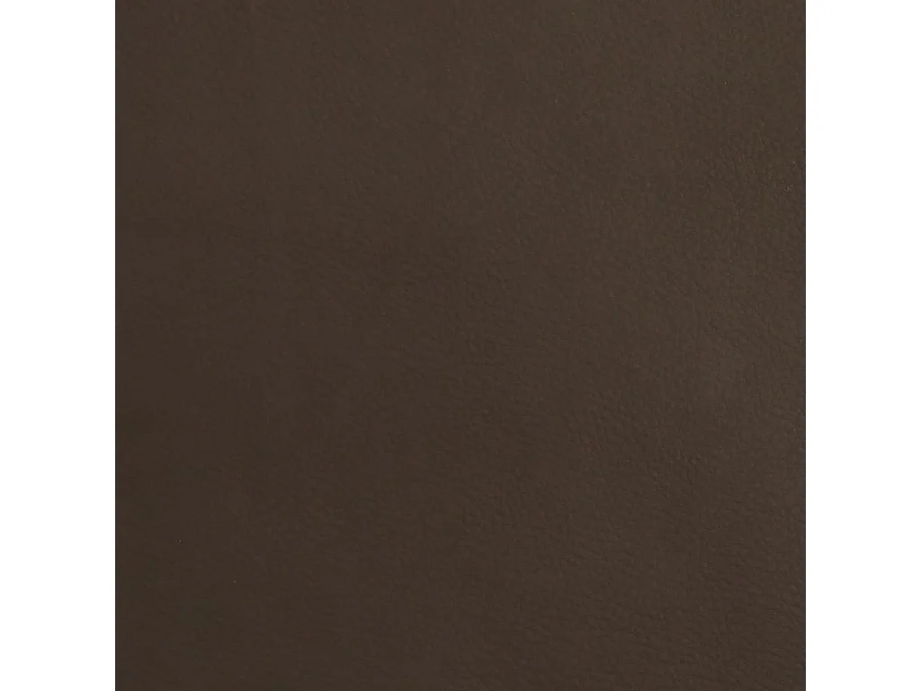 Repousa-pés castanho 60x60x36 cm Pele sintética