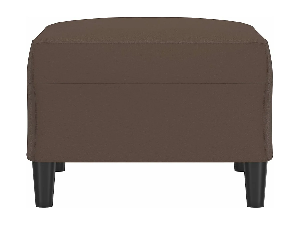 Repose-pied Marron 70x55x41 cm Similicuir