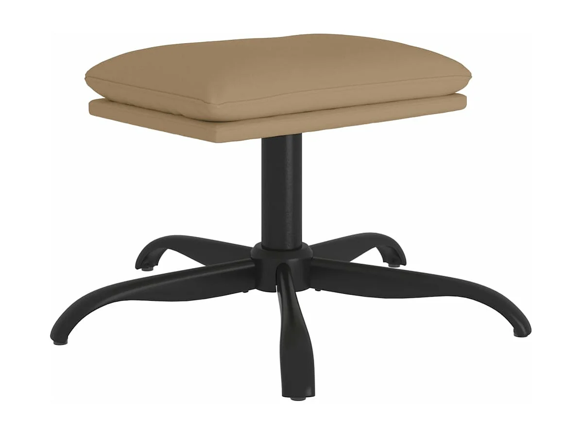 Repose-pied Cappuccino 60x60x36 cm Similicuir