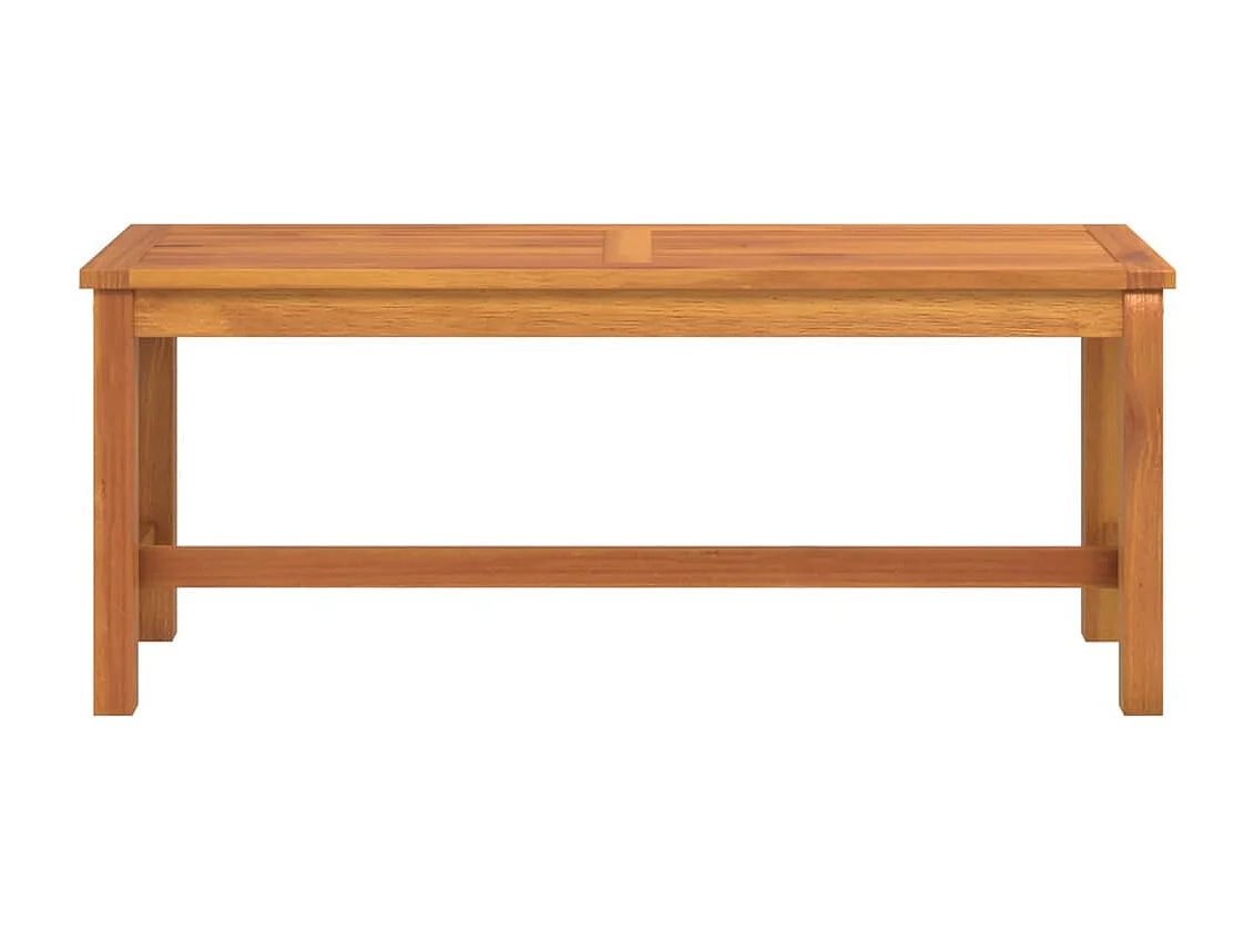 Banc de jardin 110x35x45 cm bois massif d'acacia
