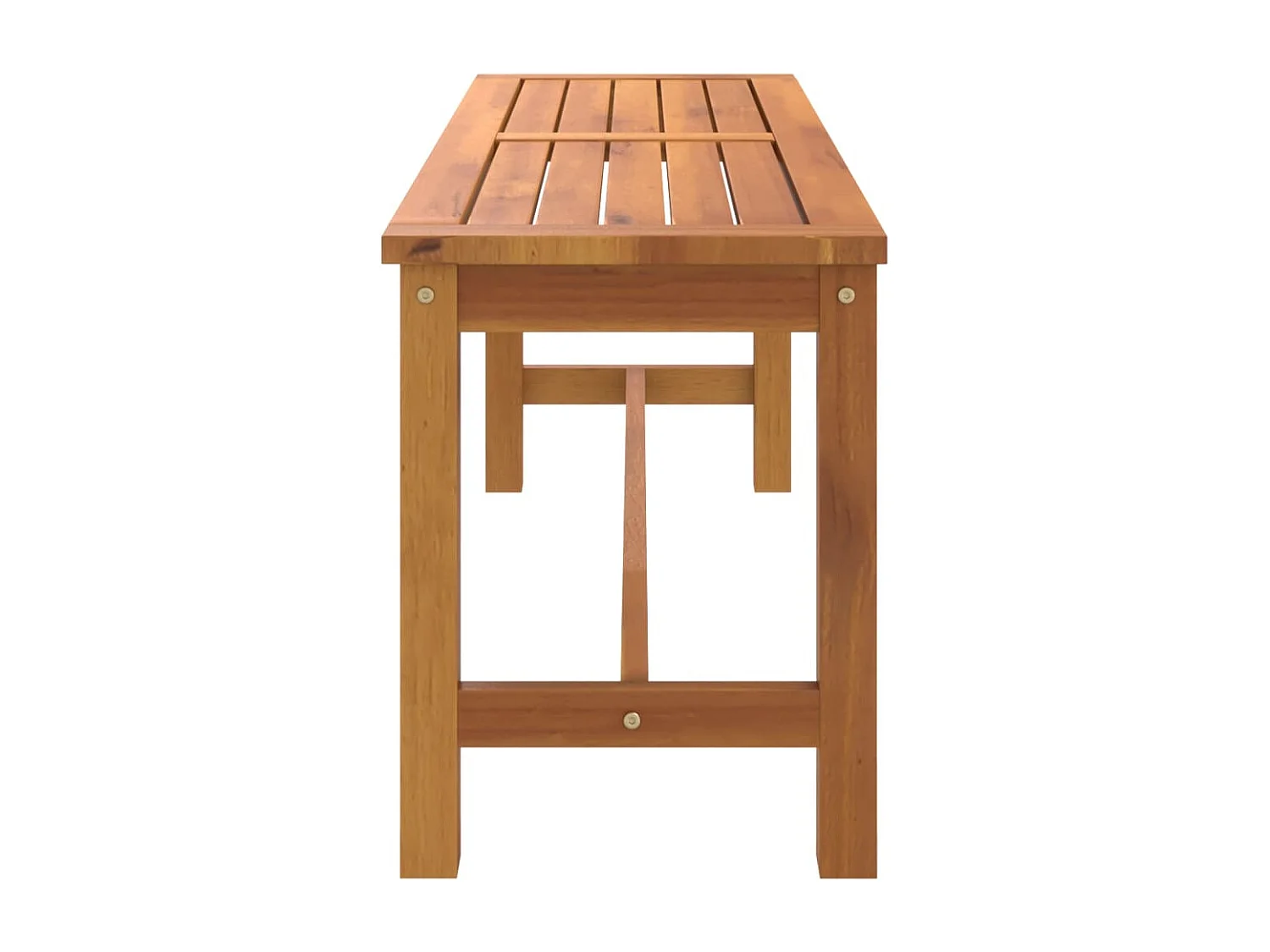 Banc de jardin 110x35x45 cm bois massif d'acacia