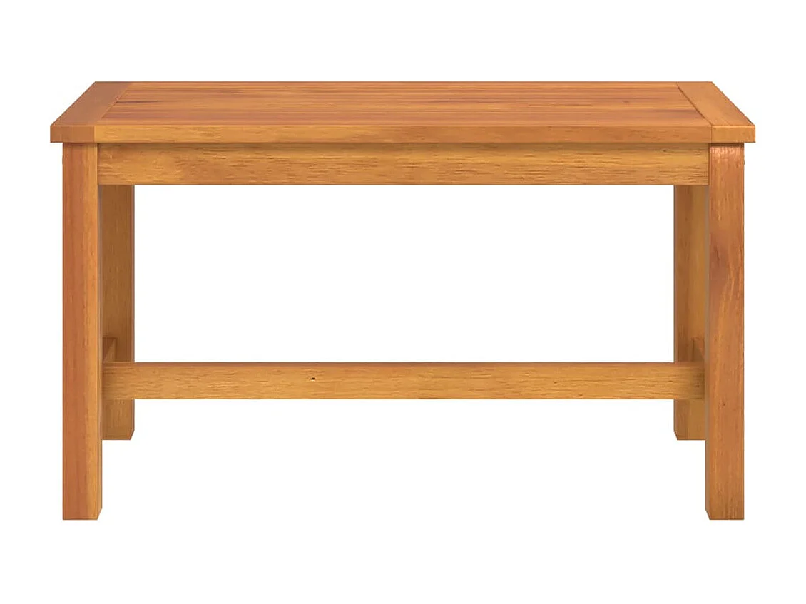 Gartenbank 80x35x45 cm aus massivem Akazienholz