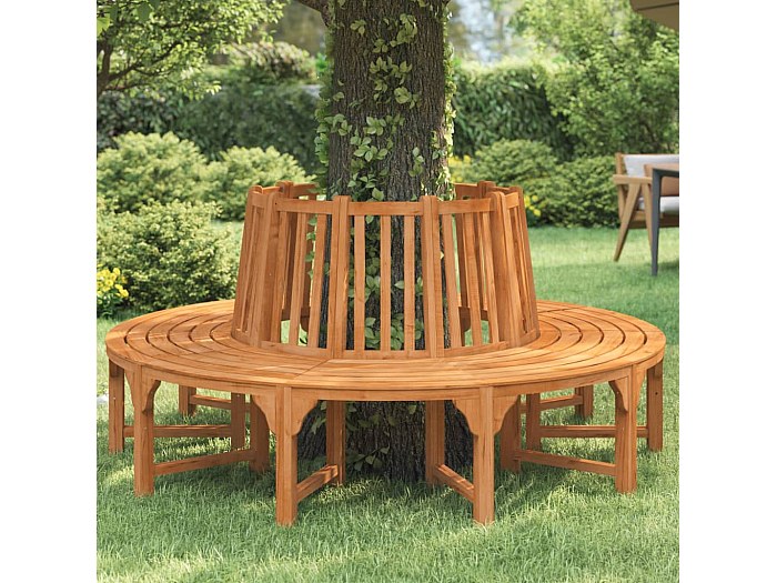 Divani Centrali 2 pz Polyrattan e Legno Massello di Eucalipto